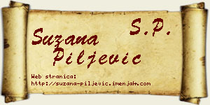 Suzana Piljević vizit kartica